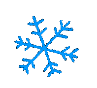 fiocco di neve azzurro